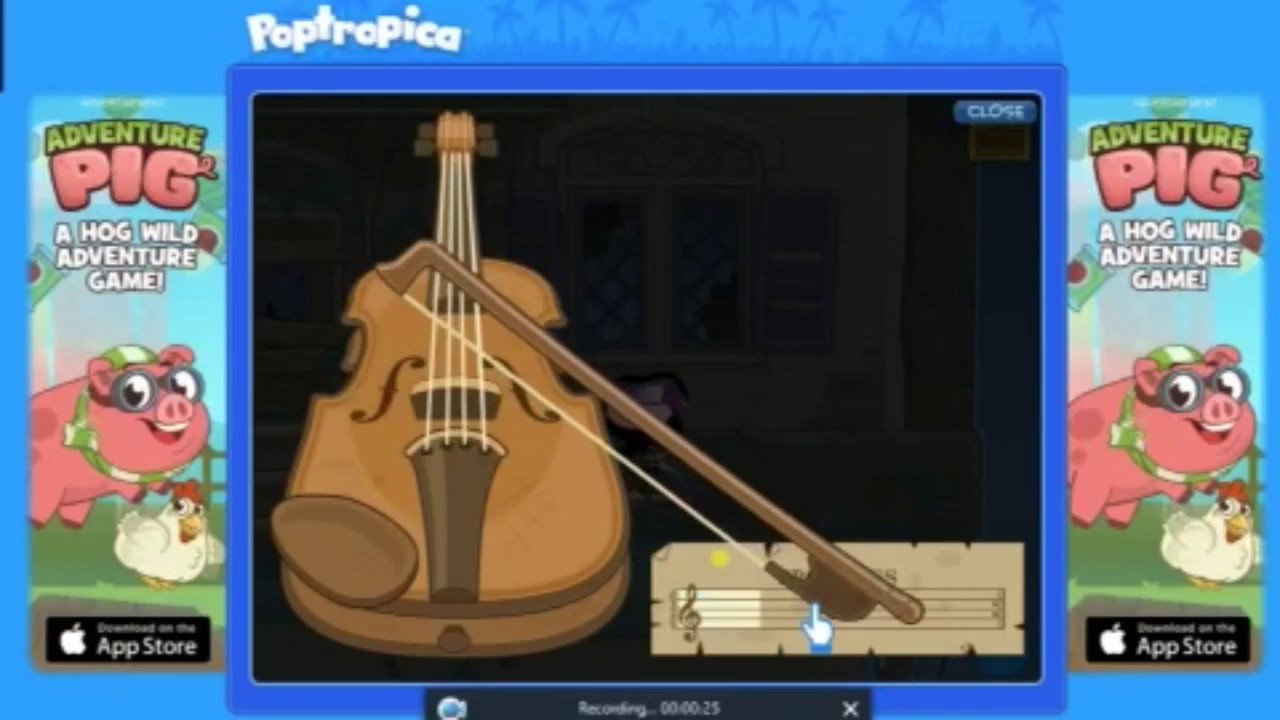 Poptropica ghost story violin song name
